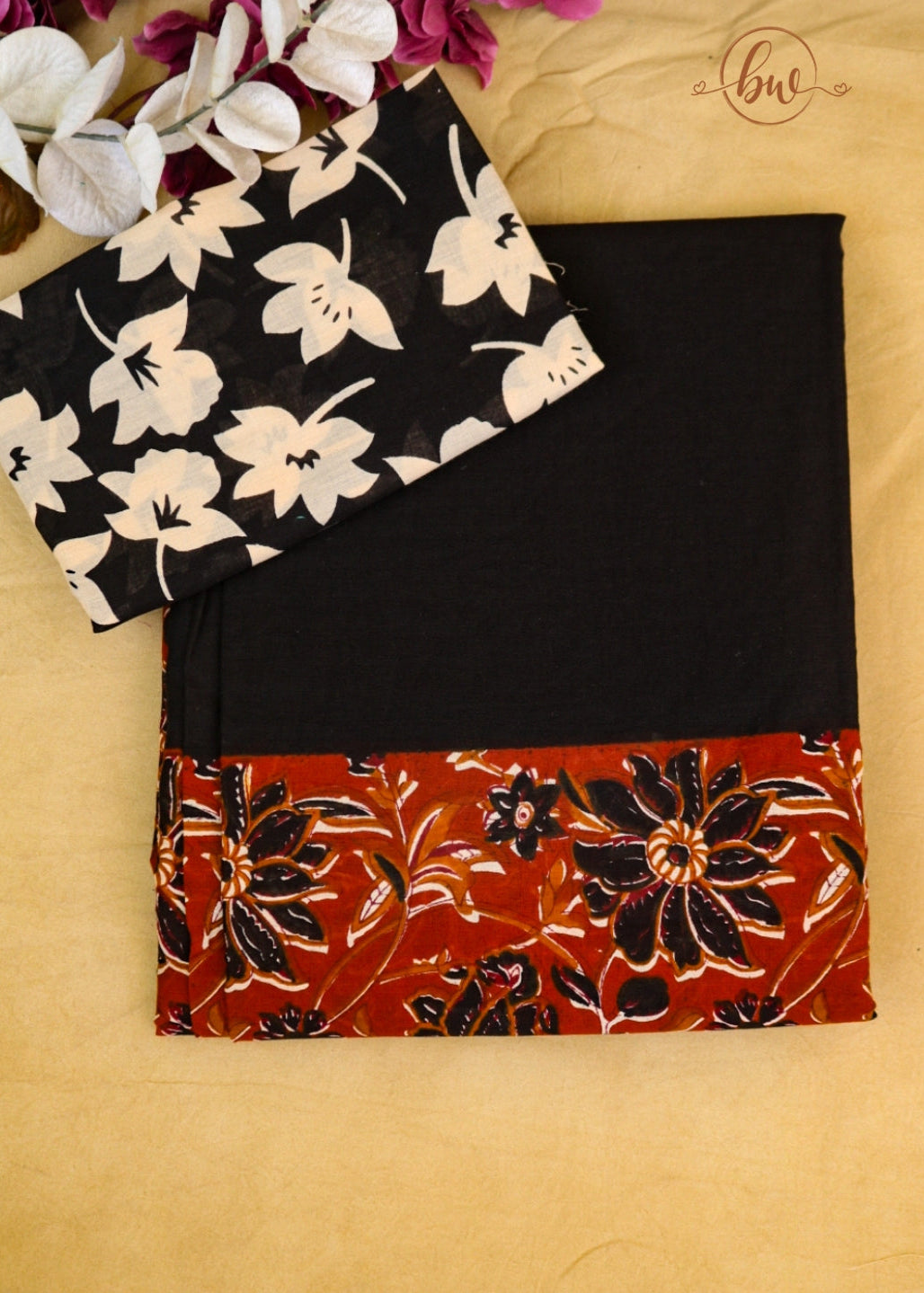 Dark Dahlia Saree