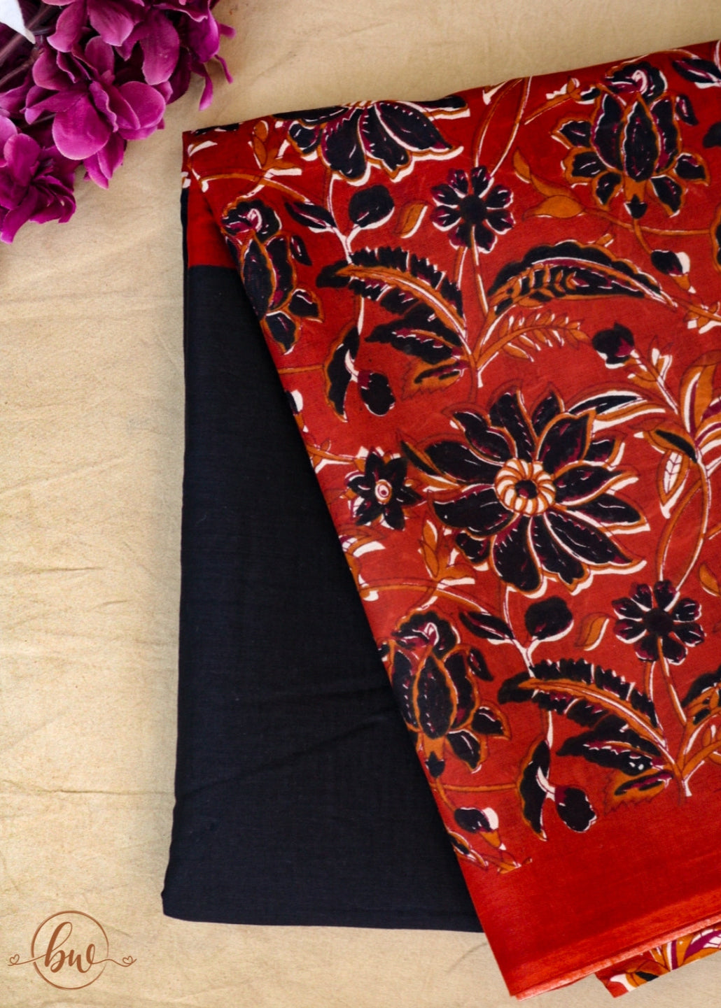 Dark Dahlia Saree