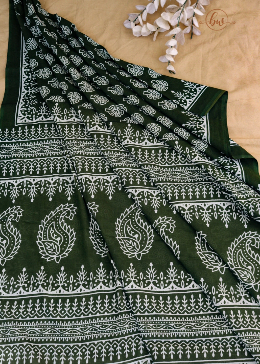 Jade Bloom Saree