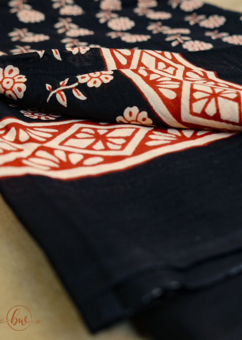 Moonlit Blossom Saree