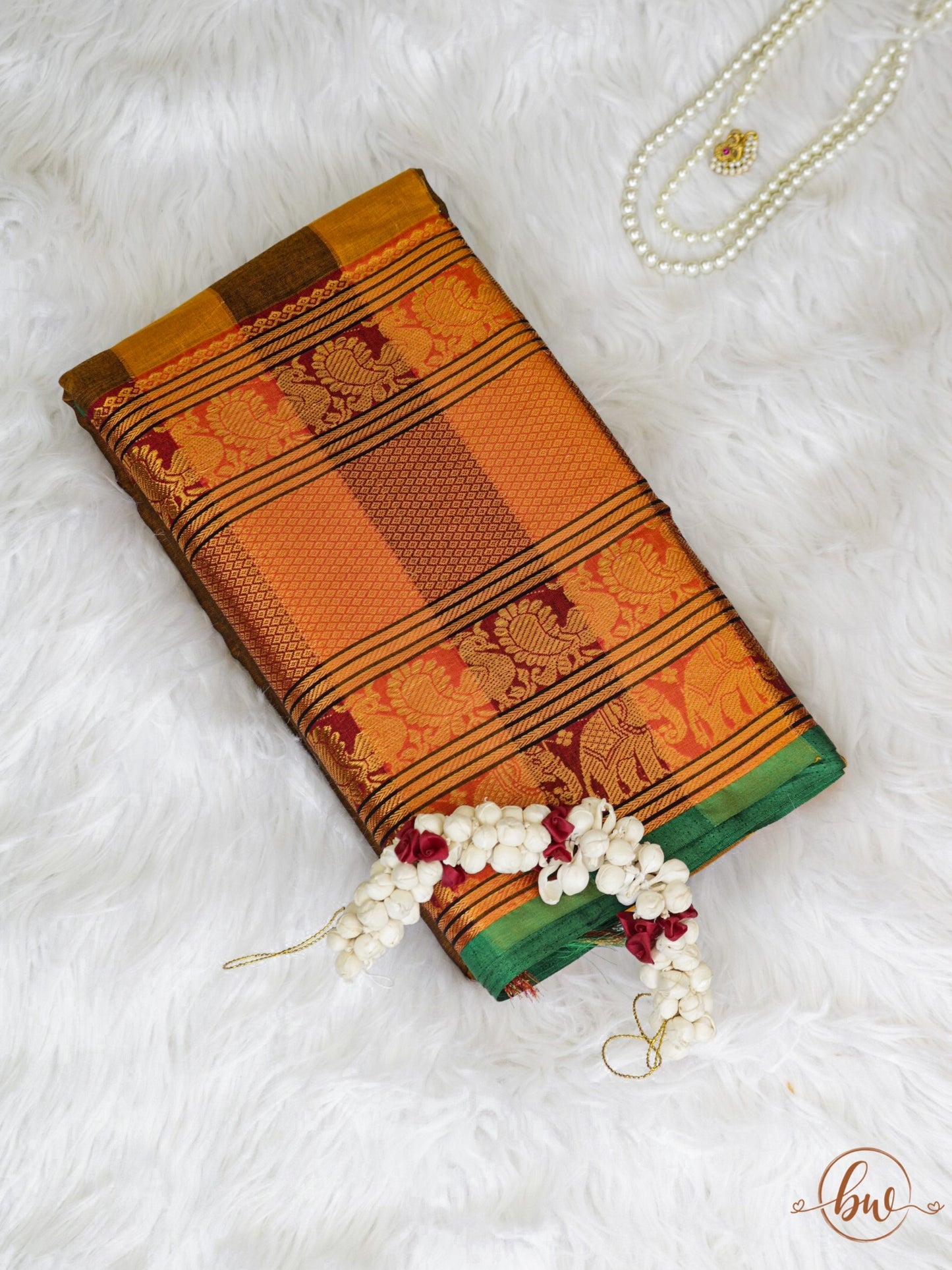Narayanpeth Splendor Saree Bronze