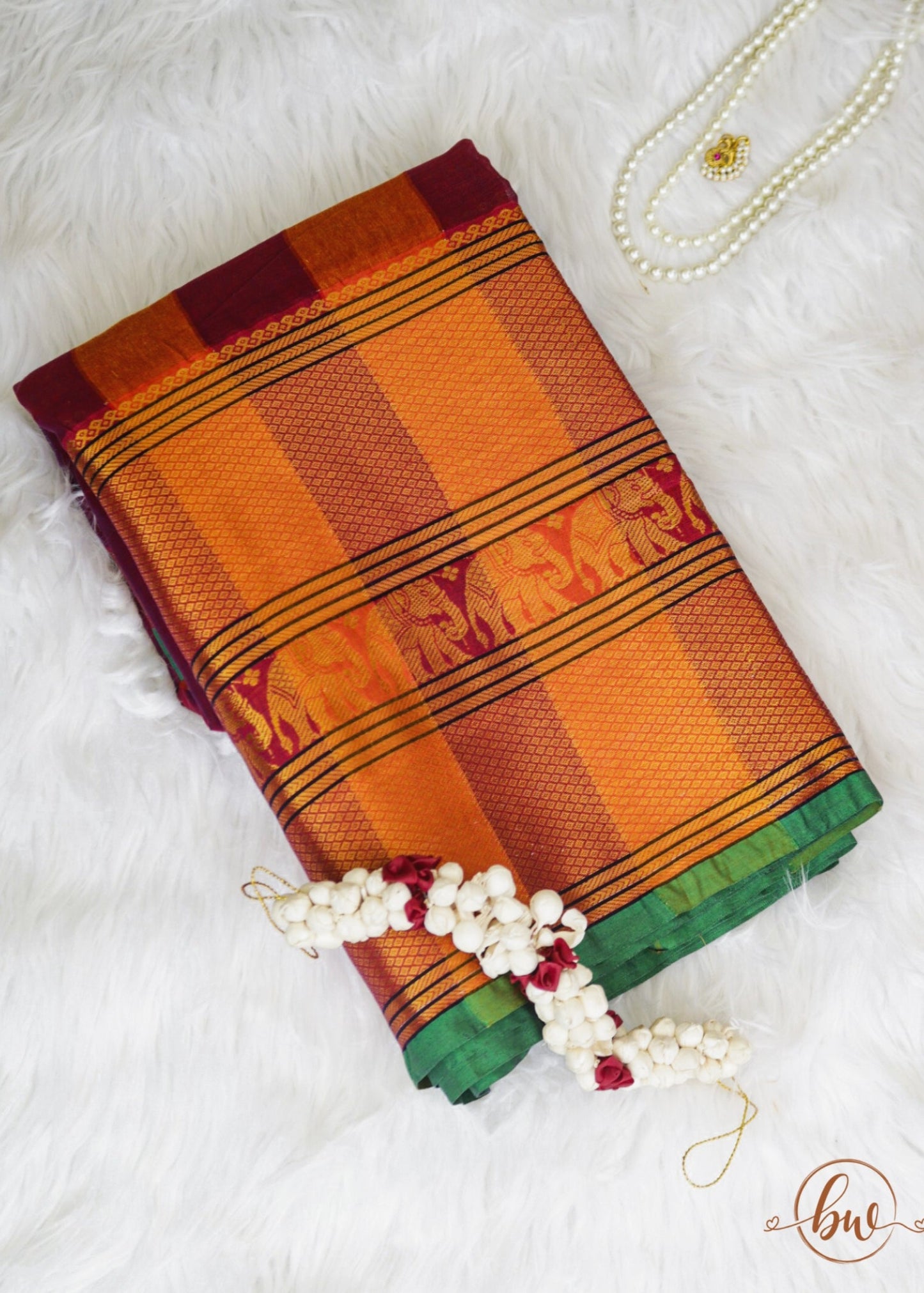 Narayanpeth Splendor Saree Plum