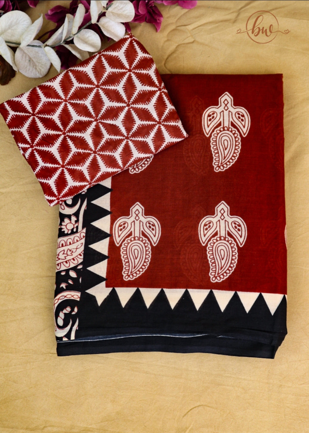Terracotta Twilight Saree