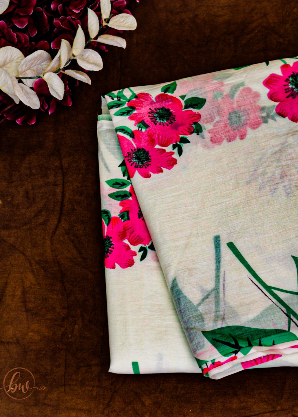 Wild Rose Saree