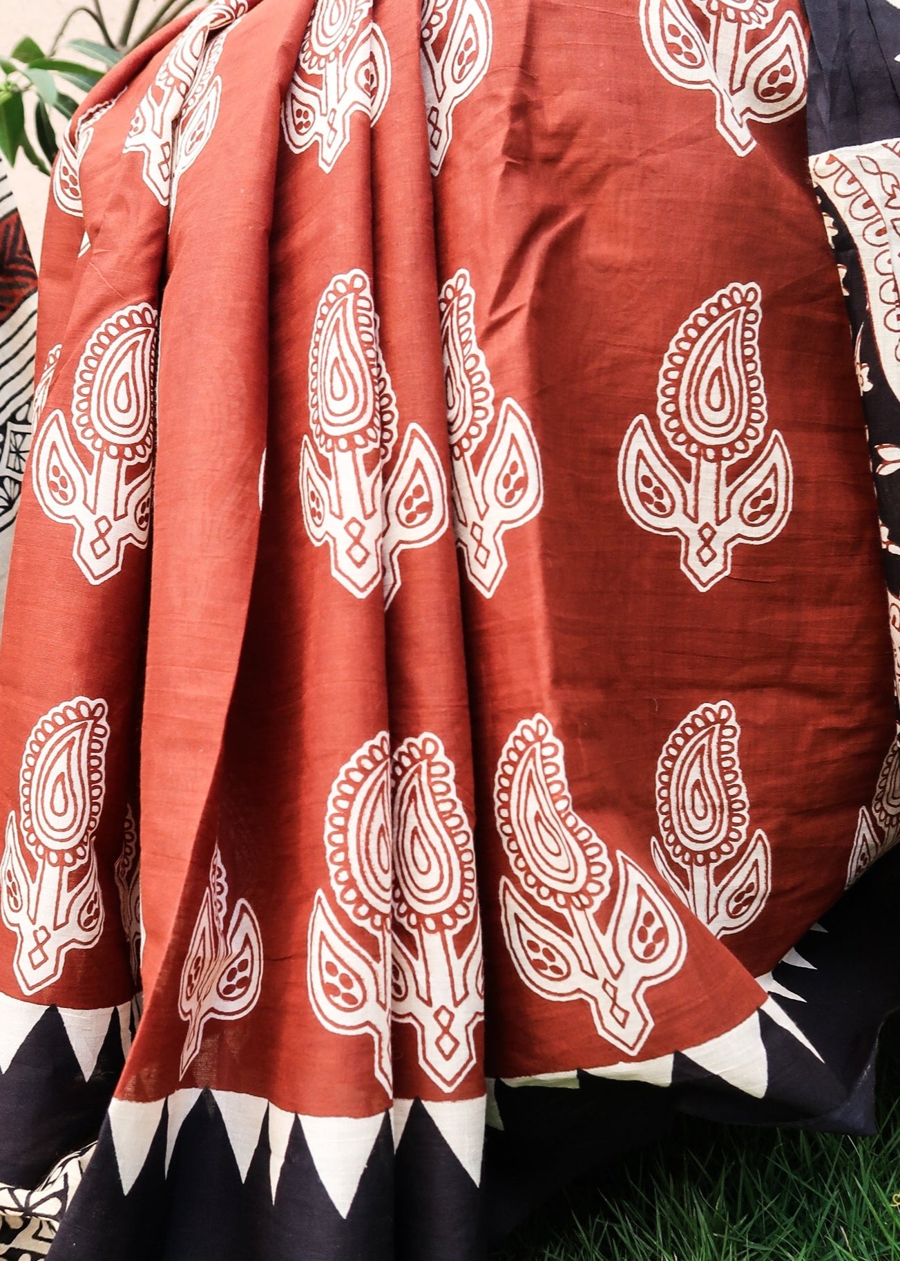 Terracotta Twilight Saree