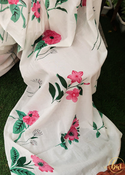 Wild Rose Saree